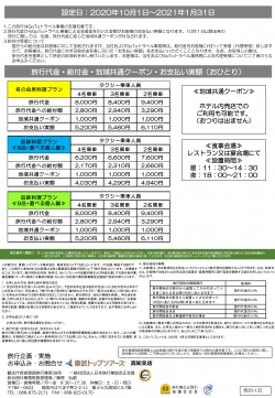 タクシーで忘年会・新年会 （裏面）